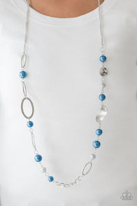 All About Me - Blue Necklace - Paparazzi Accessories