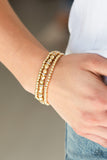 Let There BEAM Light - Gold Bracelet - Paparazzi Accessories