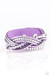 Bring On The Bling - Purple Bracelet - Paparazzi Accessories