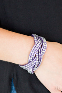 Bring On The Bling - Purple Bracelet - Paparazzi Accessories