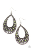 Love To Be Loved - Green Earrings - Paparazzi Accessories