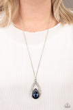 Notorious Noble - Blue Necklace - Paparazzi Accessories