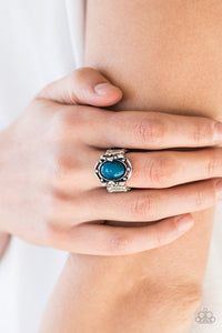 Color Me Confident - Blue Ring - Paparazzi Accessories