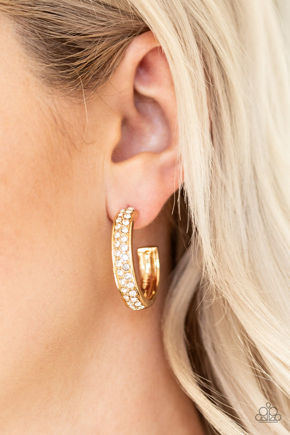 Cash Flow - Gold Earrings - Paparazzi Accessories