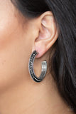 Retro Reverberation - Silver Earrings - Paparazzi Accessories
