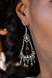 Malibu Sunset - Black Earrings - Paparazzi Accessories