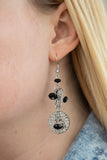 Seaside Catch - Black Earrings - Paparazzi Accessories