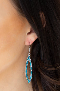 Treasure Trove Trinket - Blue Earrings - Paparazzi Accessories