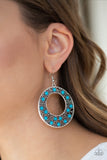 San Diego Samba - Blue Earrings - Paparazzi Accessories