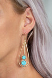 Natural Nova - Gold Earrings - Paparazzi Accessories