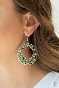 San Diego Samba - Green Earrings - Paparazzi Accessories