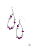 Quite The Collection - Pink Earrings - Paparazzi Accessories