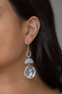 Melting Pot - Silver Earrings - Paparazzi Accessories