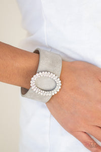 Center Stage Starlet - Silver Bracelet - Paparazzi Accessories
