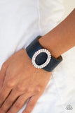 Center Stage Starlet - Blue Wrap Bracelet - Paparazzi Accessories