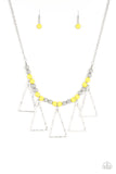 Terra Nouveau - Yellow Necklace - Paparazzi Accessories