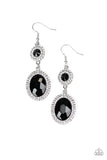 Let It BEDAZZLE - Black Earrings - Paparazzi Accessories