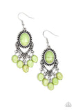 Southern Sandstone - Green Earrings - Paparazzi Accessories