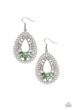 Instant REFLECT - Green Earrings - Paparazzi Accessories