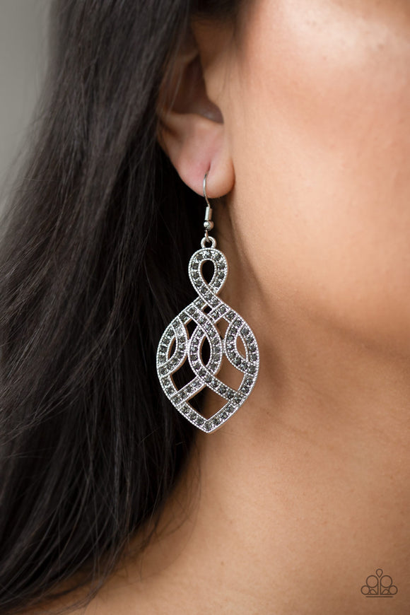 A Grand Statement - Silver Earrings - Paparazzi Accessories