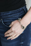 Get The GLOW On The Road - Black Bracelet - Paparazzi Accessories