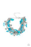 Plentiful Pebbles - Blue Earrings - Paparazzi Accessories