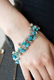 Plentiful Pebbles - Blue Earrings - Paparazzi Accessories