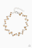 Starlit Stunner - Brown Bracelet - Paparazzi Accessories
