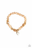 Right On The Romance - Gold Bracelet - Paparazzi Accessories