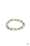 Sparking Conversation - Green Bracelet - Paparazzi Accessories