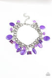 Seashore Sailing - Purple Bracelet - Paparazzi Accessories