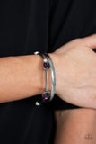 City Slicker Sleek - Purple Bracelet - Paparazzi Accessories