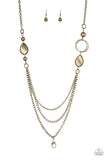 Rebels Have More Fun - Brass Necklace - Paparazzi Accessories