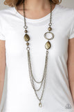 Rebels Have More Fun - Brass Necklace - Paparazzi Accessories