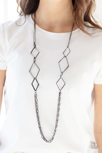 Fashion Fave - Black Necklace - Paparazzi Accessories