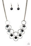 Ask and You SHELL Receive - Black Necklace - Paparazzi Accessories
