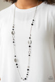 Serenely Springtime - Black Necklace - Paparazzi Accessories
