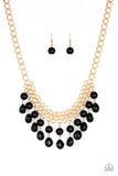 5th Avenue Fleek - Black Necklace - Paparazzi Accessories 