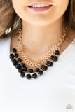 5th Avenue Fleek - Black Necklace - Paparazzi Accessories 