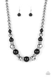 Hollywood HAUTE Spot - Black Necklace - Paparazzi Accessories