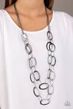 Glimmer Goals - Black Necklace - Paparazzi Accessories