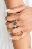 Couldnt Care FLAWLESS - Silver Ring - Paparazzi Accessories