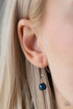 Pearl Pageant - Blue Necklace - Paparazzi Accessories
