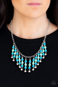 Your SUNDAES Best - Blue Necklace - Paparazzi Accessories
