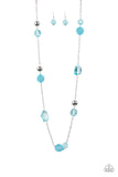 Royal Roller - Blue Necklace - Paparazzi Accessories 
