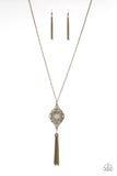 Totally Worth the TASSEL - Brass Necklace - Paparazzi Accessories