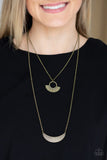   Tribal Trek - Brass Necklace - Paparazzi Acce