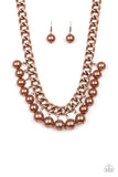 Get Off My Runway - Copper Necklace - Paparazzi Accessories
