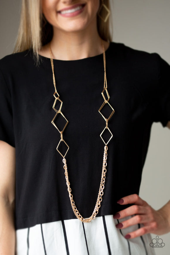 Fashion Fave - Gold Necklace - Paparazzi Accessories