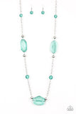Crystal Charm - Green Necklace - Paparazzi Accessories